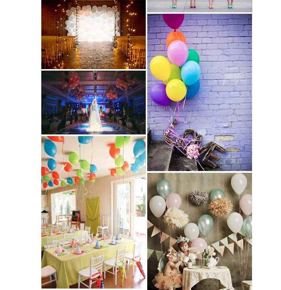 New 100pcs/lot 10inch 1.2g/pcs Latex Balloons Helium Thickening Pearl Celebration Party Wedding Birthday decoration Balloon New 100pcs/lot 10inch 1.2g/pcs Latex Balloons Helium Thickening Pearl Celebration Party Wedding Birthday decoration Balloon