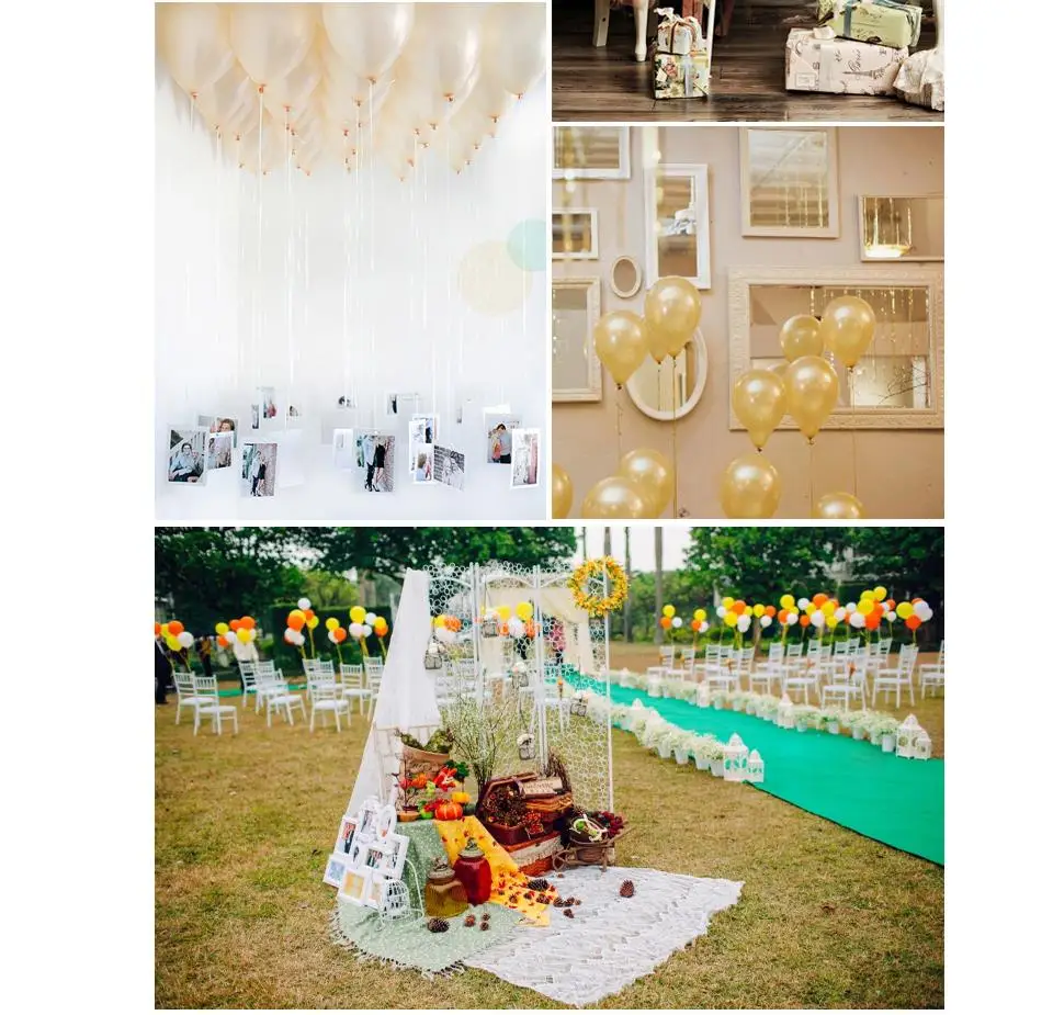 New 100pcs/lot 10inch 1.2g/pcs Latex Balloons Helium Thickening Pearl Celebration Party Wedding Birthday decoration Balloon New 100pcs/lot 10inch 1.2g/pcs Latex Balloons Helium Thickening Pearl Celebration Party Wedding Birthday decoration Balloon